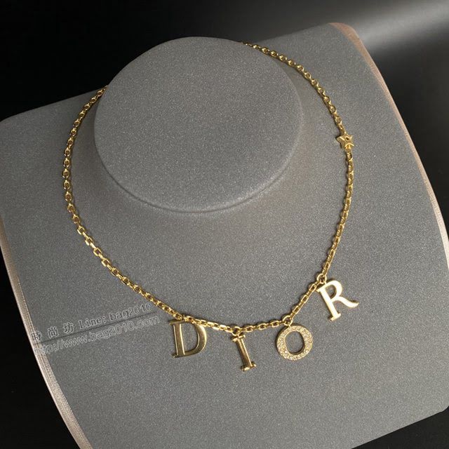Dior飾品 迪奧熱銷款新品DIOR字母手鏈項鏈  zgd1372